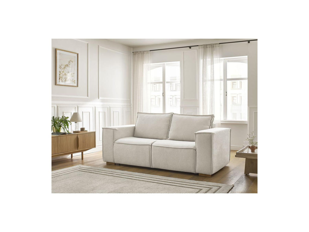 Chelsea - Sofá recto cama con apertura exprés - Tejido texturizado - 140X200