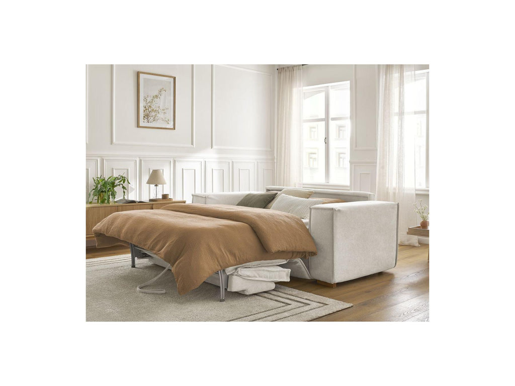 Chelsea - Canapé Droit Convertible Ouverture Express - Tissu Texturé - 160X200
