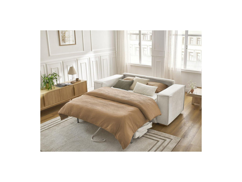 Chelsea - Canapé Droit Convertible Ouverture Express - Tissu Texturé - 160X200