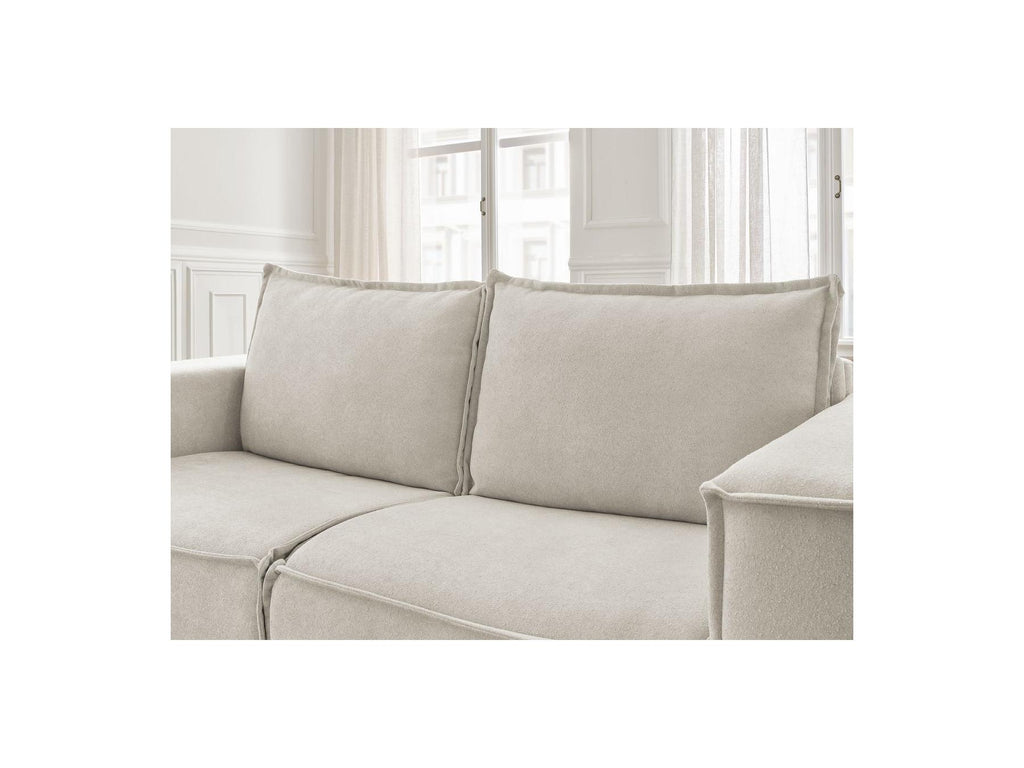 Chelsea - Canapé Droit Convertible Ouverture Express - Tissu Texturé - 160X200