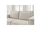 Chelsea - Canapé Droit Convertible Ouverture Express - Tissu Texturé - 160X200
