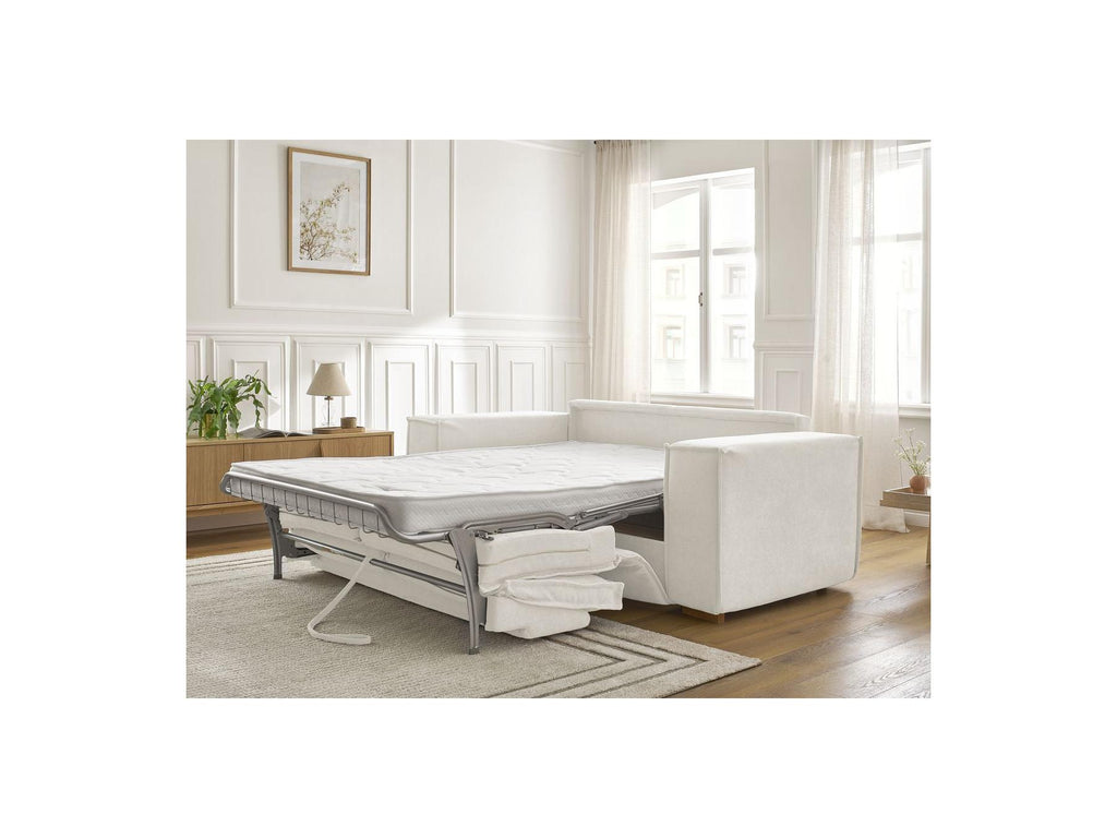 Chelsea - Canapé Droit Convertible Ouverture Express - Tissu Texturé - 160X200