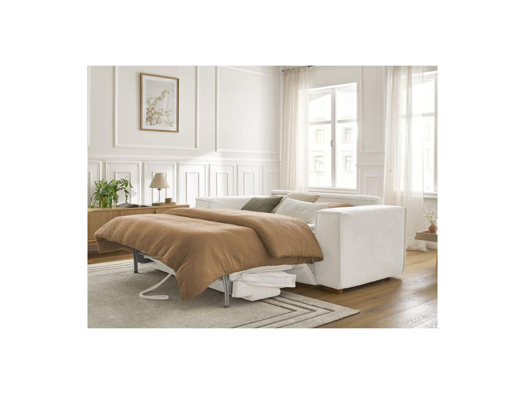 Chelsea - Canapé Droit Convertible Ouverture Express - Tissu Texturé - 160X200