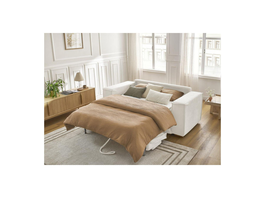 Chelsea - Sofá recto cama con apertura exprés - Tejido texturizado - 140X200