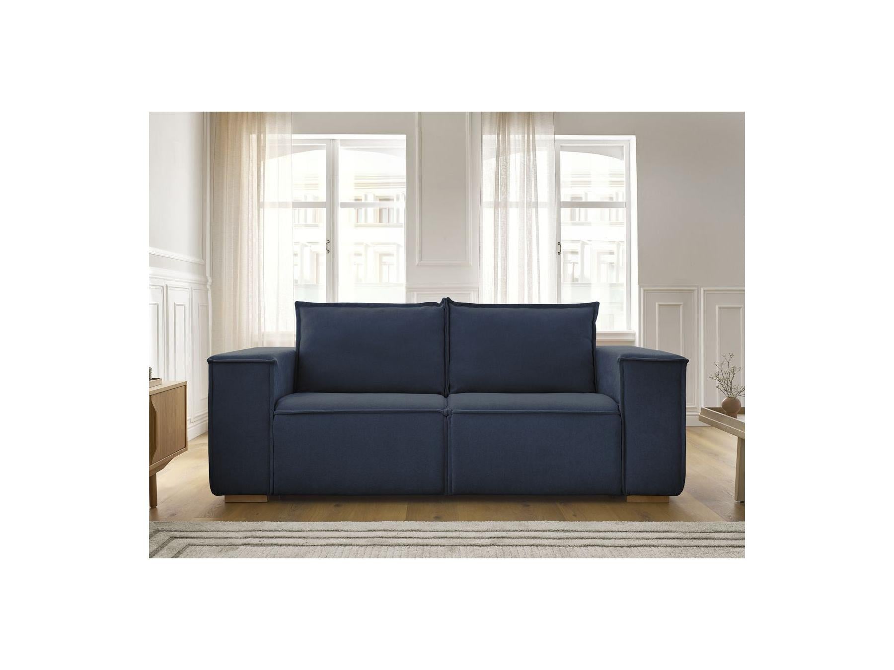 Chelsea - Canapé Droit Convertible Ouverture Express - Tissu Texturé - 160X200