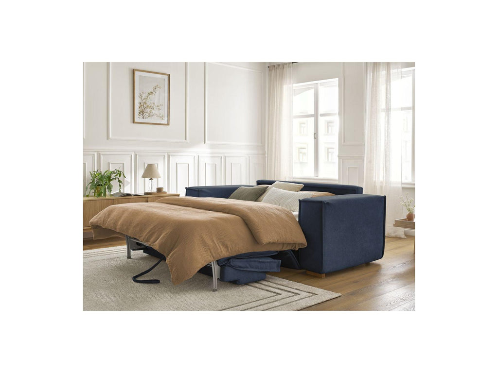 Chelsea - Canapé Droit Convertible Ouverture Express - Tissu Texturé - 160X200