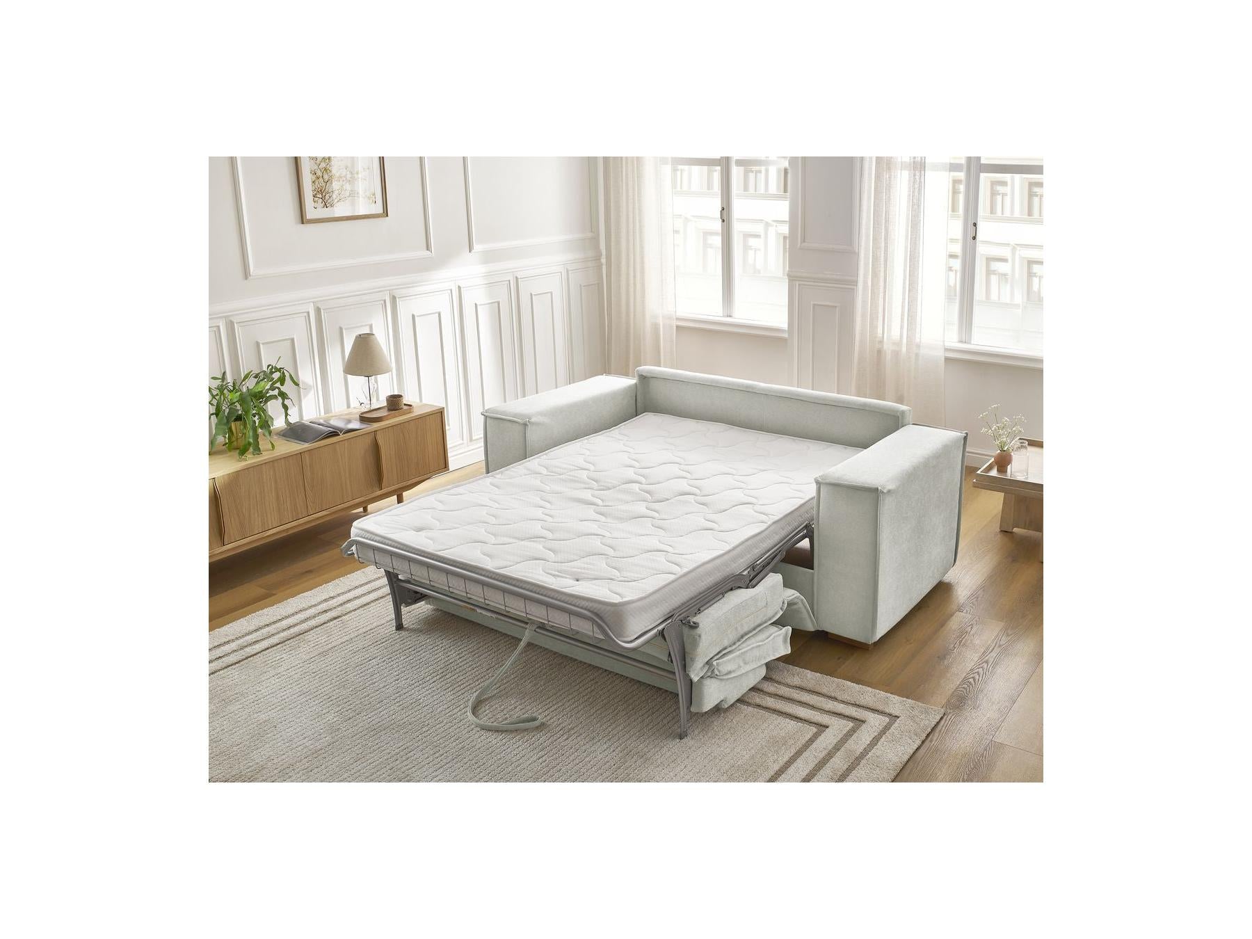 Chelsea - Canapé Droit Convertible Ouverture Express - Tissu Texturé - 160X200