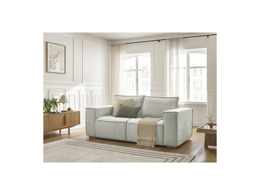 Chelsea - Canapé Droit Convertible Ouverture Express - Tissu Texturé - 160X200