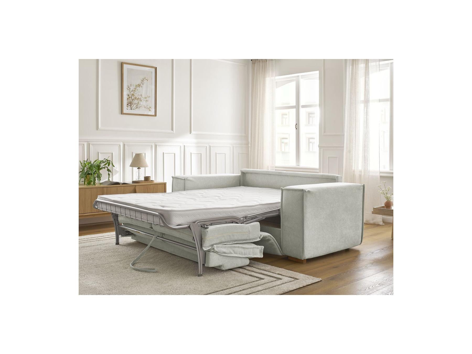Chelsea - Canapé Droit Convertible Ouverture Express - Tissu Texturé - 160X200