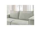 Chelsea - Canapé Droit Convertible Ouverture Express - Tissu Texturé - 160X200