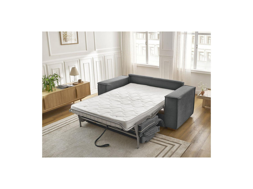 Chelsea - Canapé Droit Convertible Ouverture Express - Tissu Texturé - 160X200