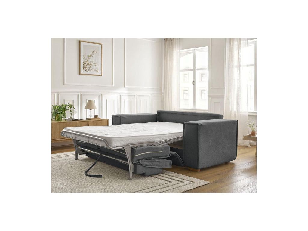 Chelsea - Canapé Droit Convertible Ouverture Express - Tissu Texturé - 160X200