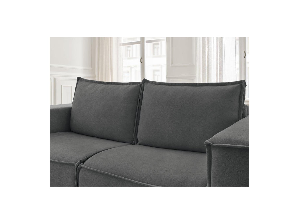 Chelsea - Canapé Droit Convertible Ouverture Express - Tissu Texturé - 160X200