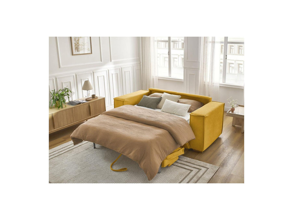 Chelsea - Sofá recto cama con apertura exprés - Tejido texturizado - 140X200