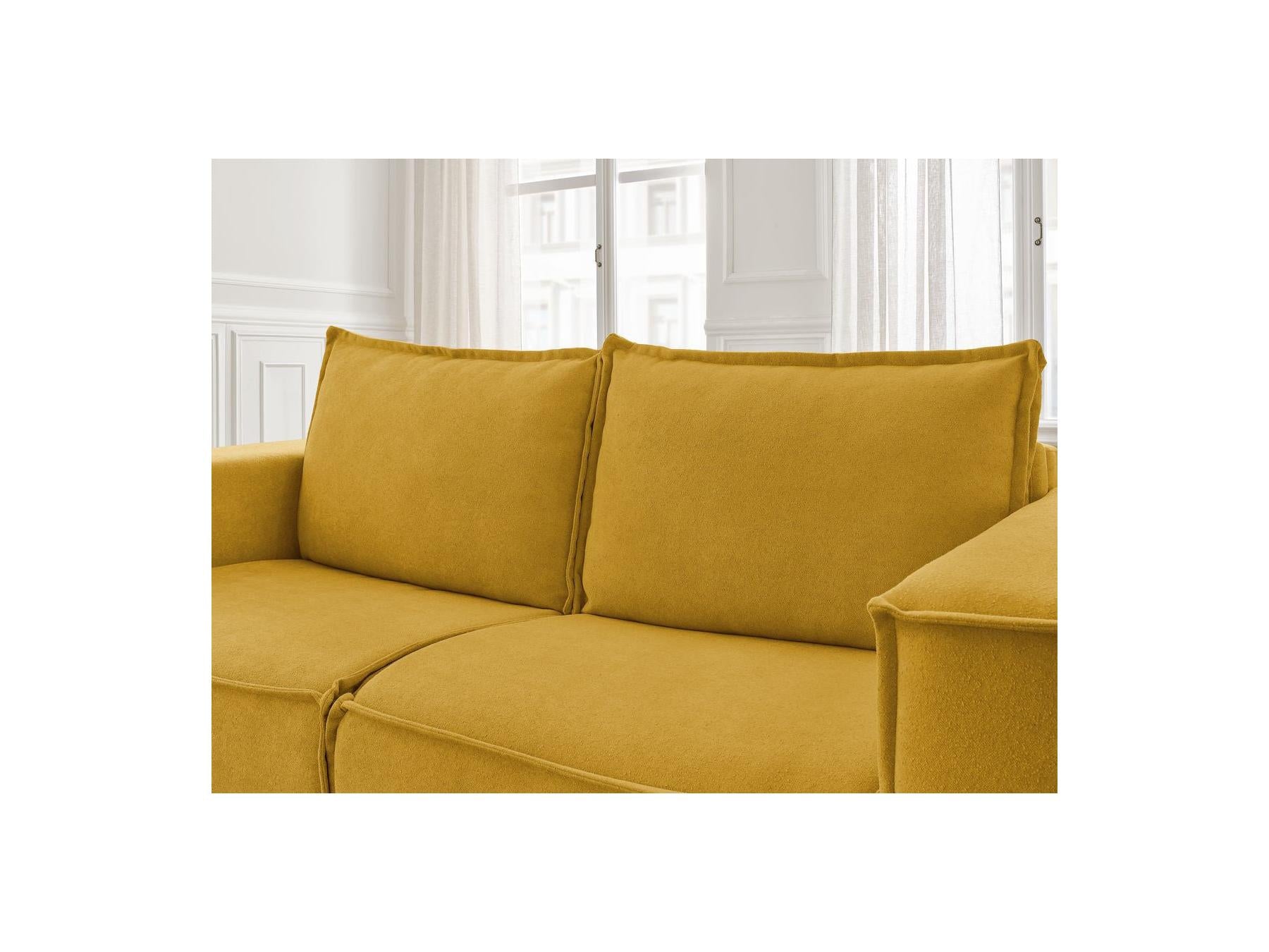 Chelsea - Canapé Droit Convertible Ouverture Express - Tissu Texturé - 160X200