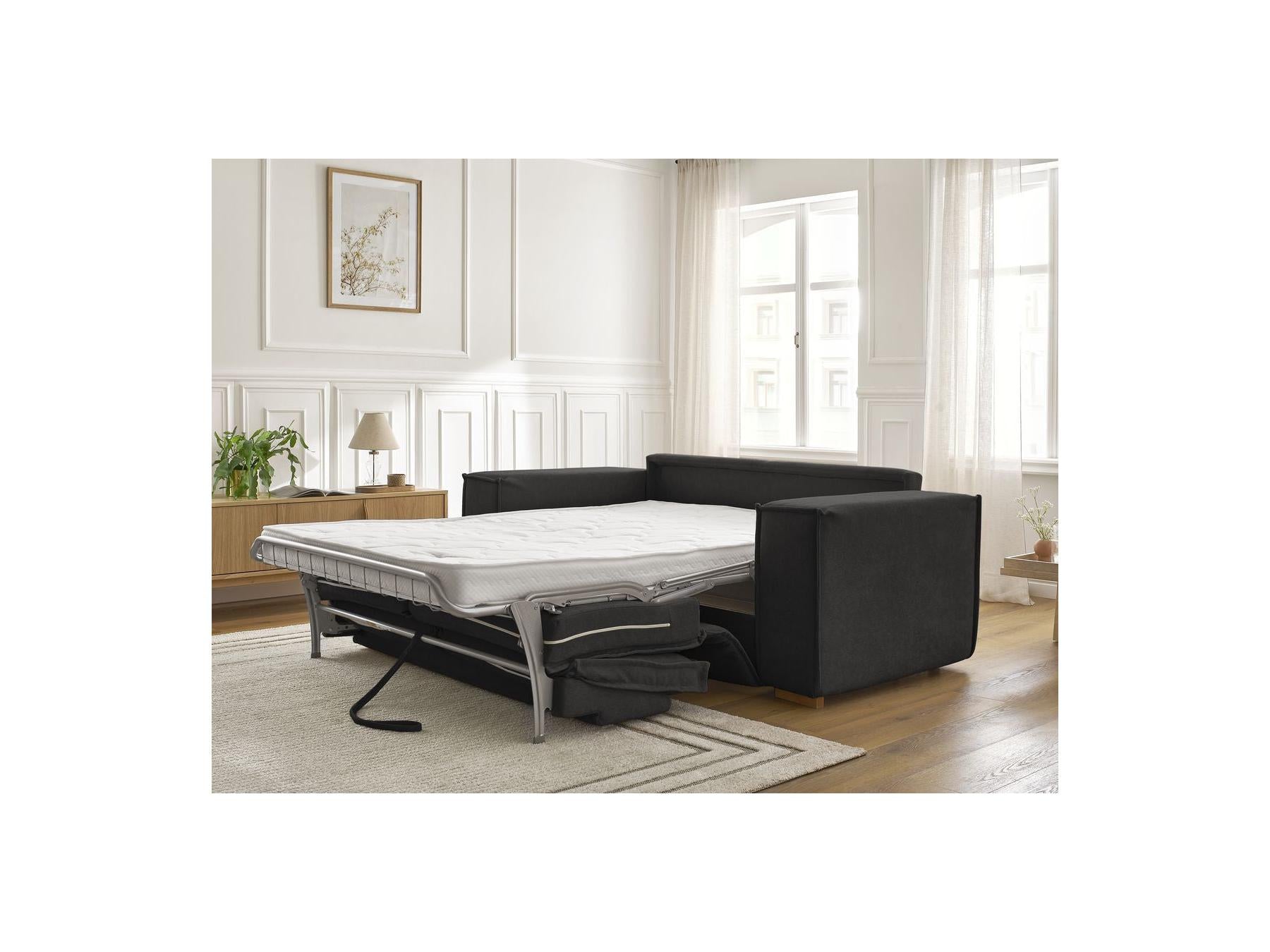 Chelsea - Sofá recto cama con apertura exprés - Tejido texturizado - 140X200