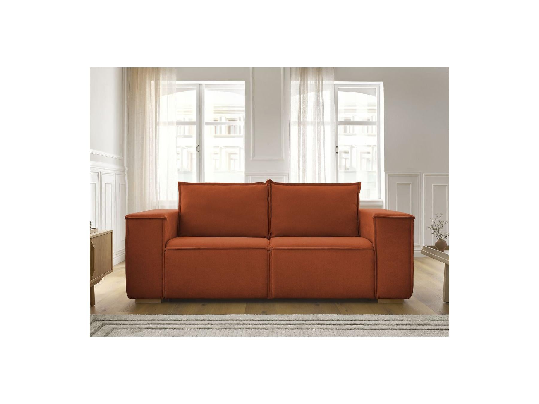 Chelsea - Canapé Droit Convertible Ouverture Express - Tissu Texturé - 160X200