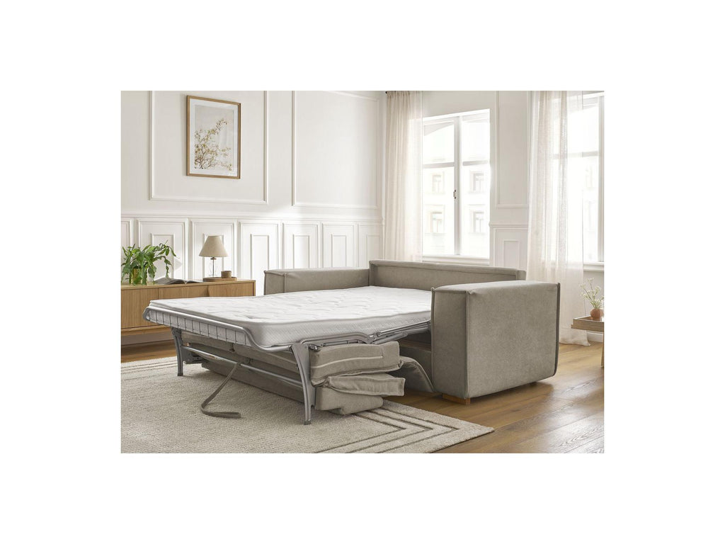 Chelsea - Canapé Droit Convertible Ouverture Express - Tissu Texturé - 160X200