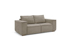 Chelsea - Canapé Droit Convertible Ouverture Express - Tissu Texturé - 160X200