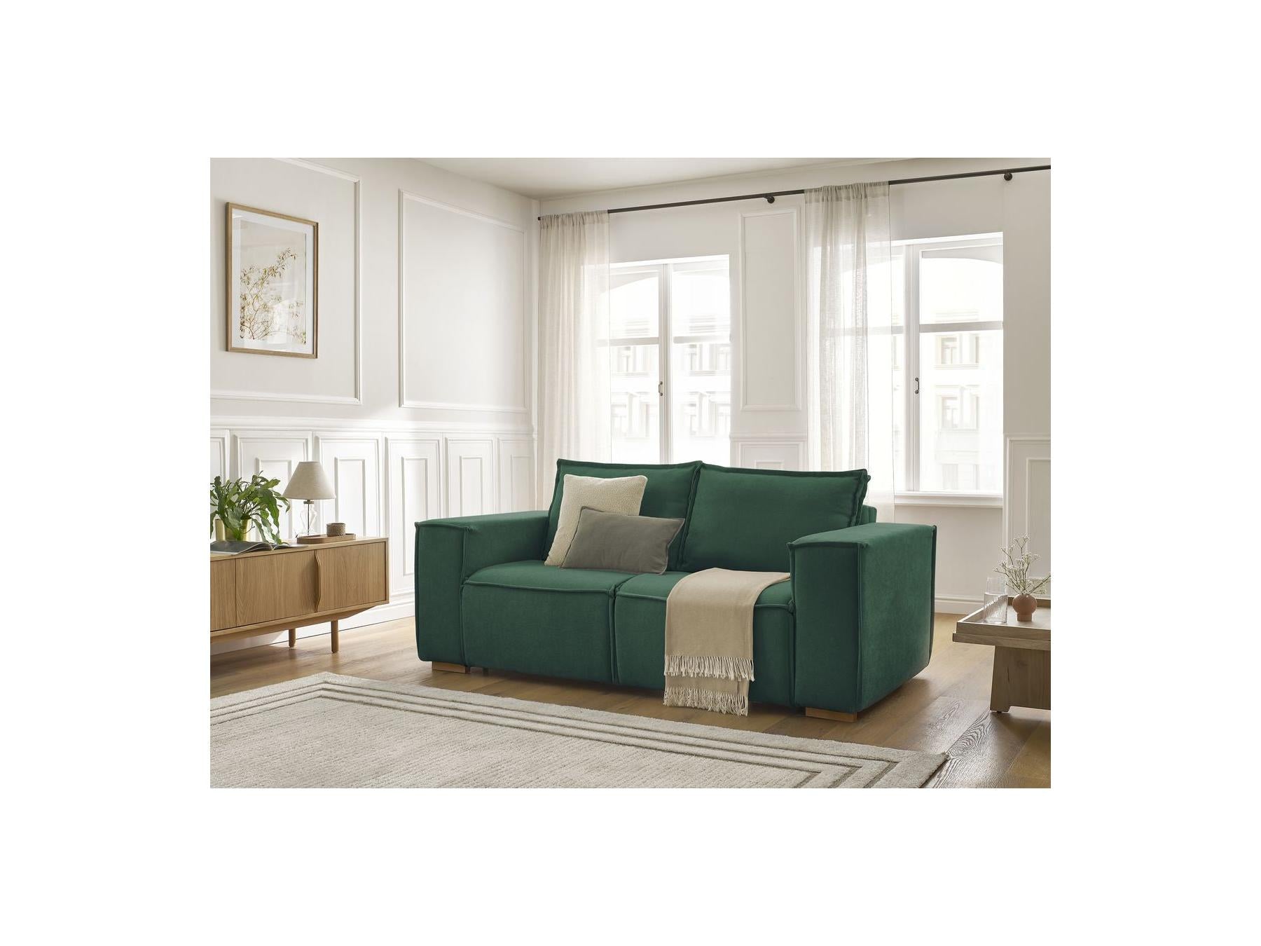 Chelsea - Canapé Droit Convertible Ouverture Express - Tissu Texturé - 160X200