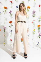 Le Jumpsuit Bonnie Dentelle Beige