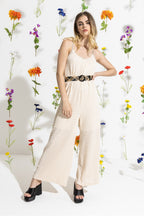 Le Jumpsuit Bonnie Dentelle Beige