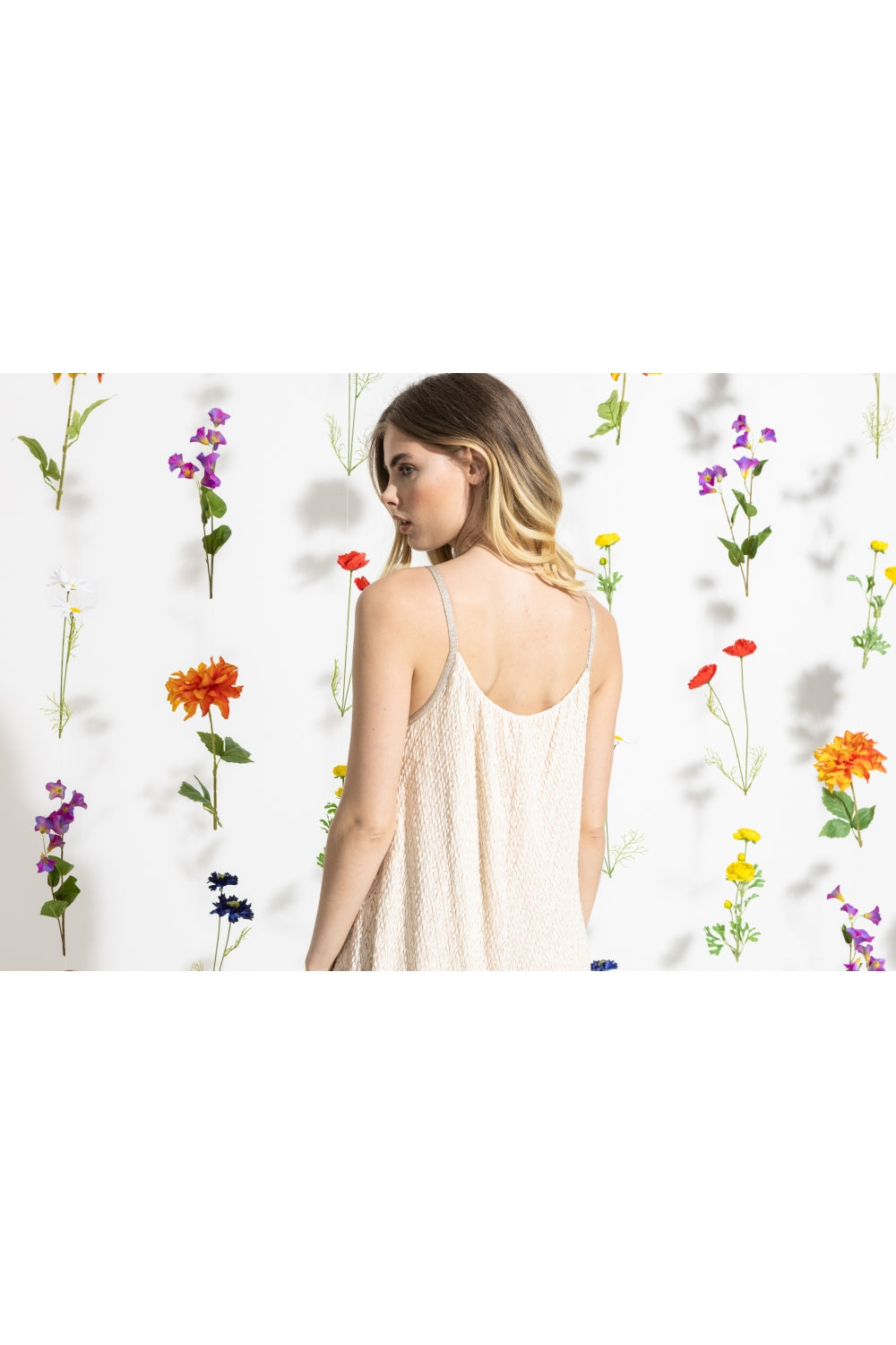Jumpsuit Bonnie DentelBeige - Blanc