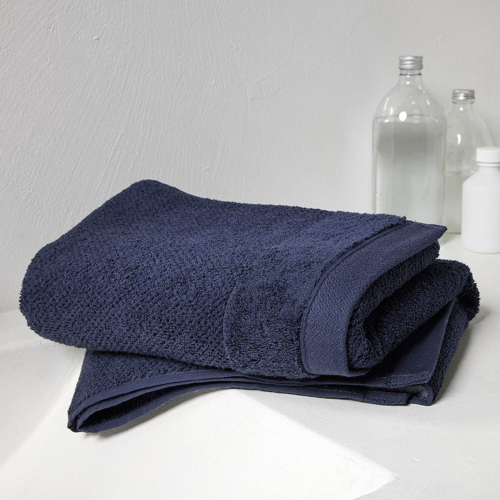 Serviette De Toilette - Organic - Navy