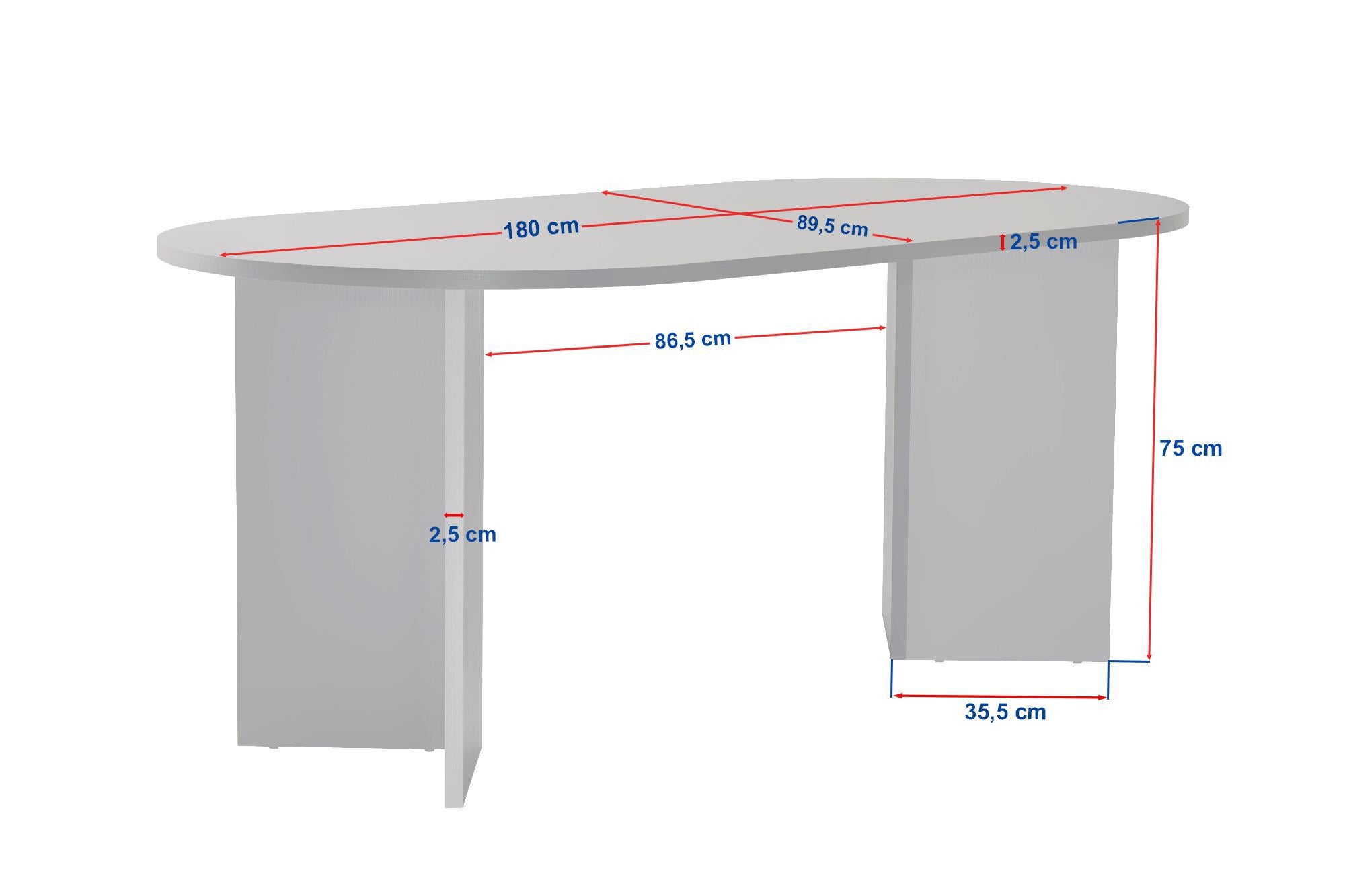Sablin - Mesa de Comedor - Milano Walnut