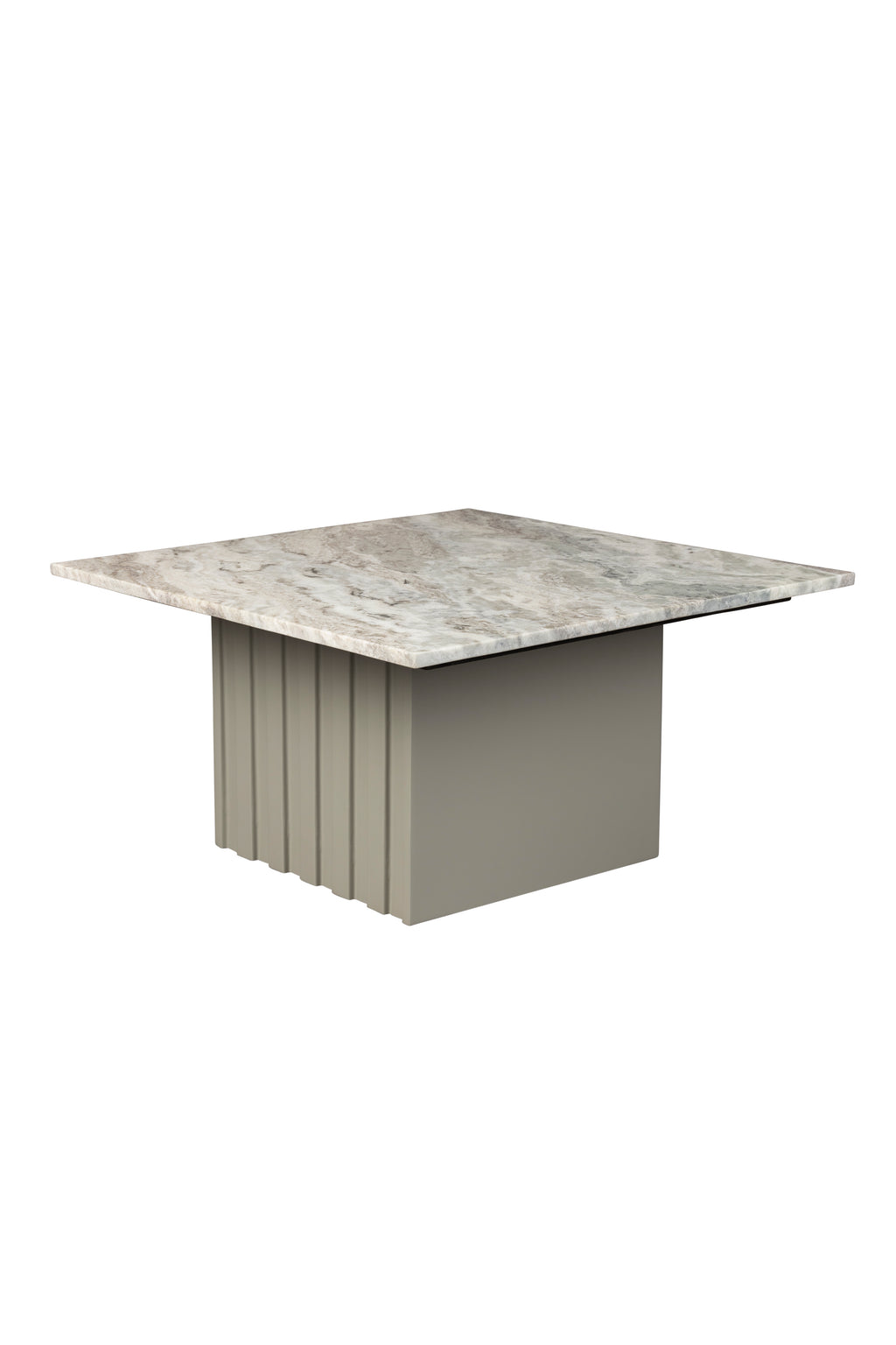 Clayton - Coffee Table - Solid Marble - Green/Beige