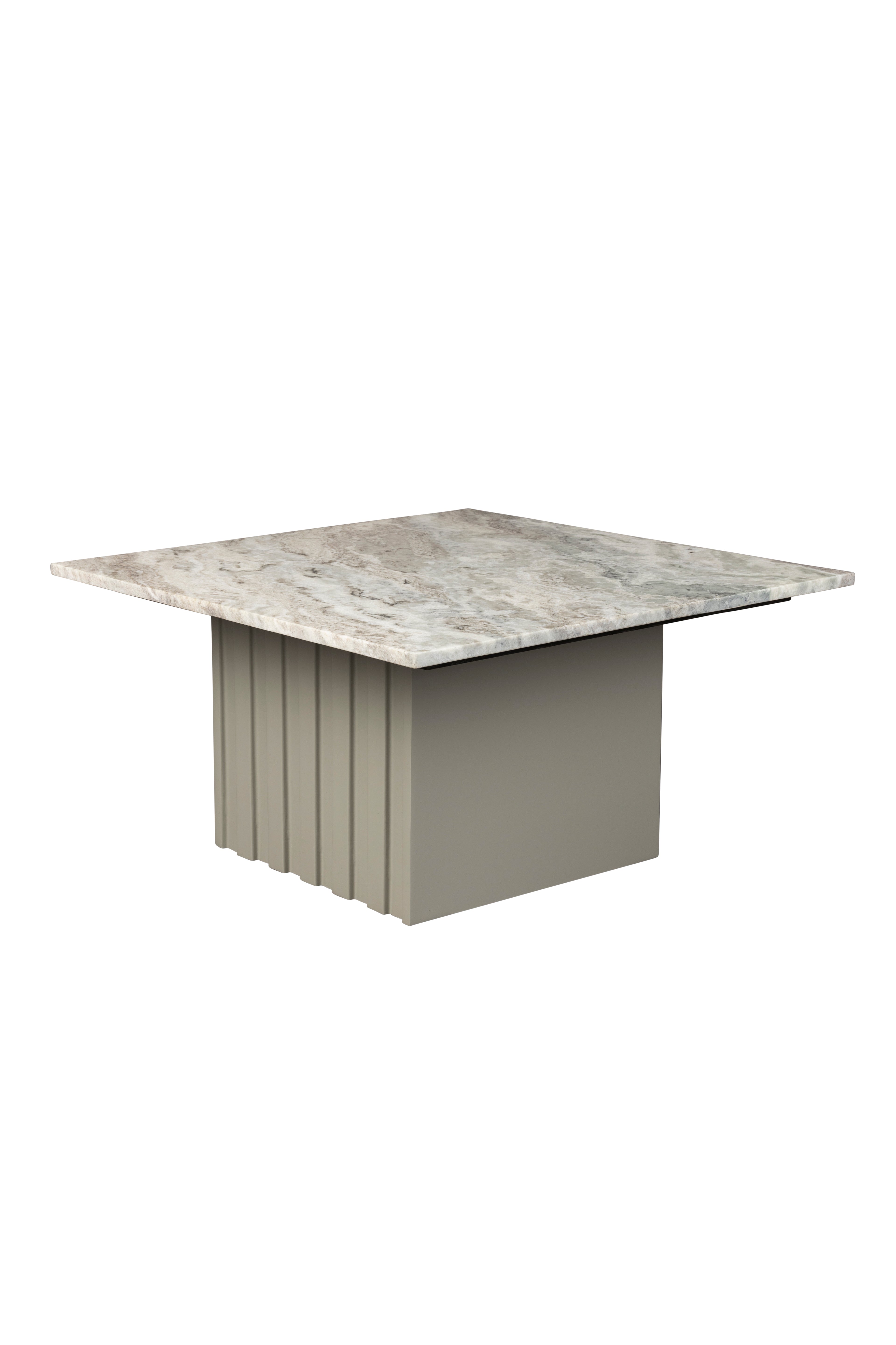 Clayton - Coffee Table - Solid Marble - Green/Beige