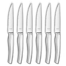 Goliath - Set 6 Couteaux Steak - Acier Inoxydable - Inox