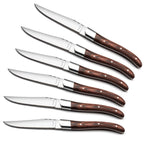 Royal Wood - Set of 6 Steak Knives - Wood