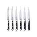 Sabatier Trompette - 6 cuchillos para carne de hoja lisa