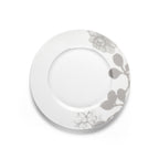 Gardena - Service 18 Pièces - Porcelaine - Blanc/Gris