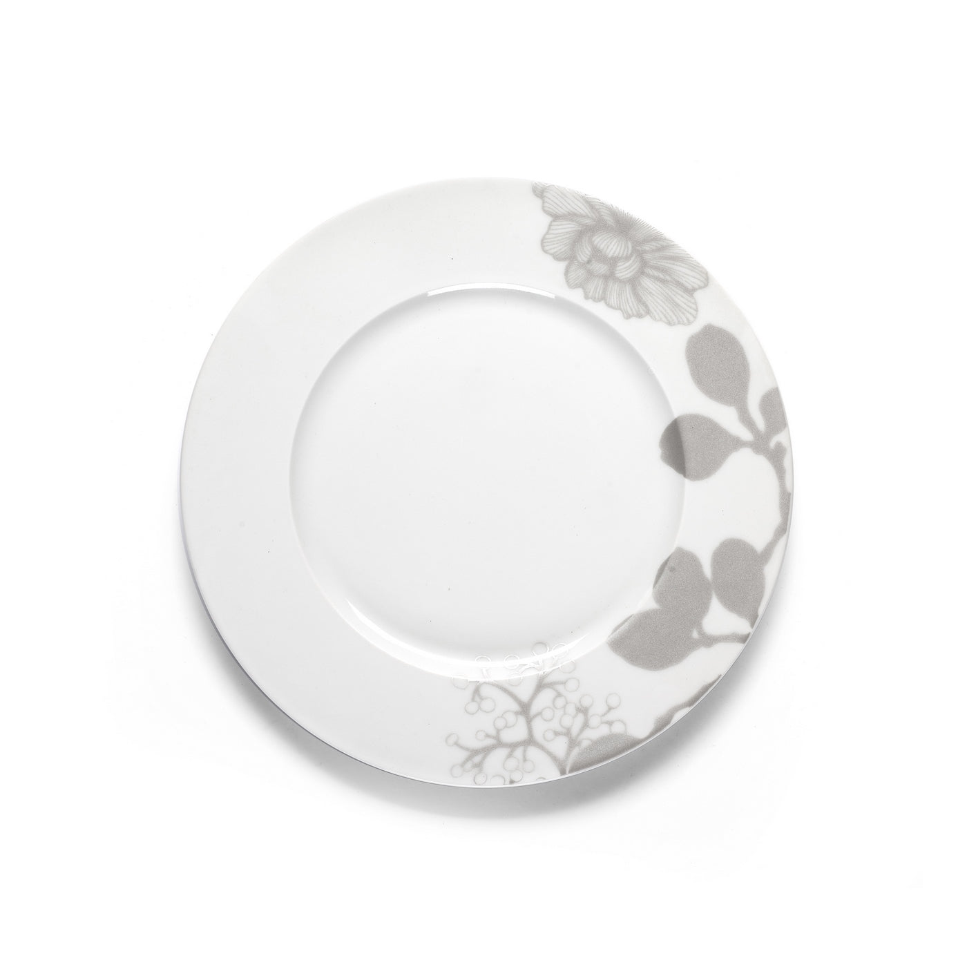 Gardena - Service 18 Pièces - Porcelaine - Blanc/Gris