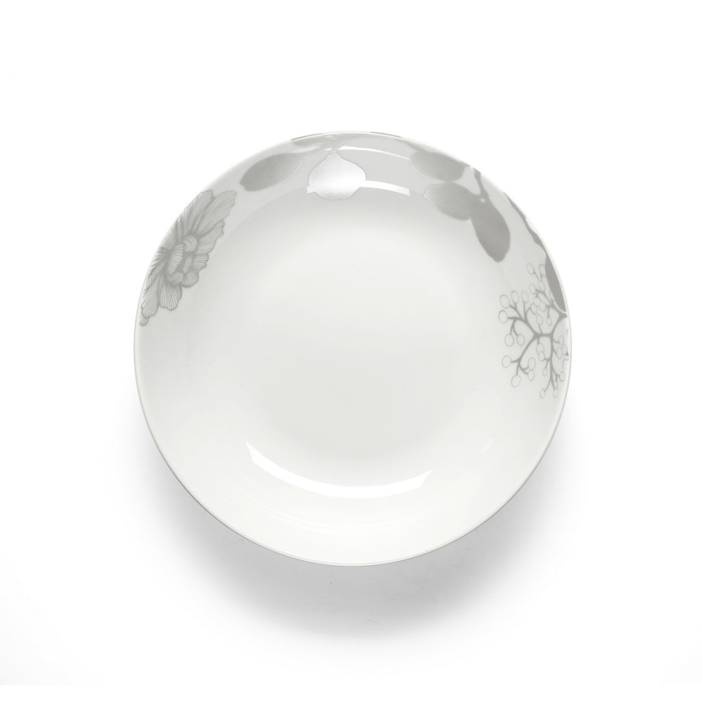Gardena - Service 18 Pièces - Porcelaine - Blanc/Gris