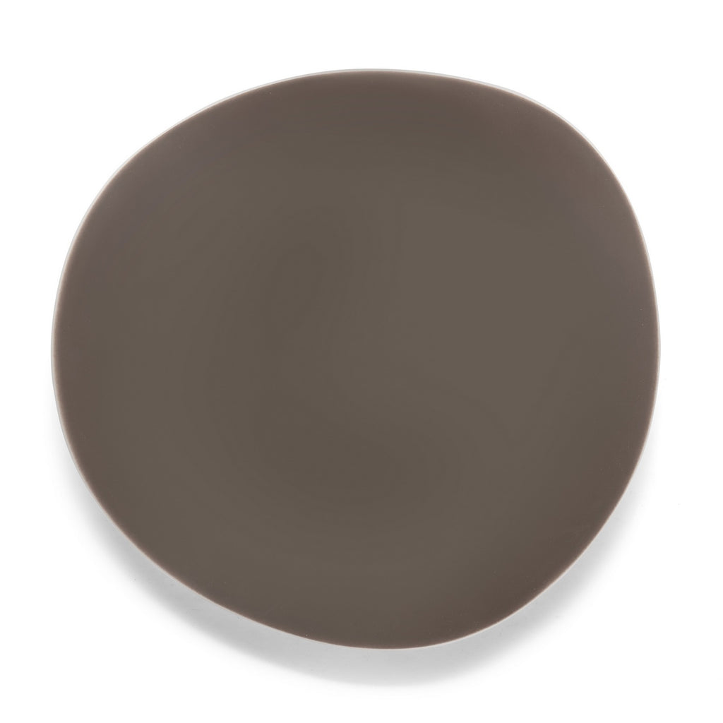 Sven Taupe Foncé - Service 18 Pièces - Porcelaine - Taupe