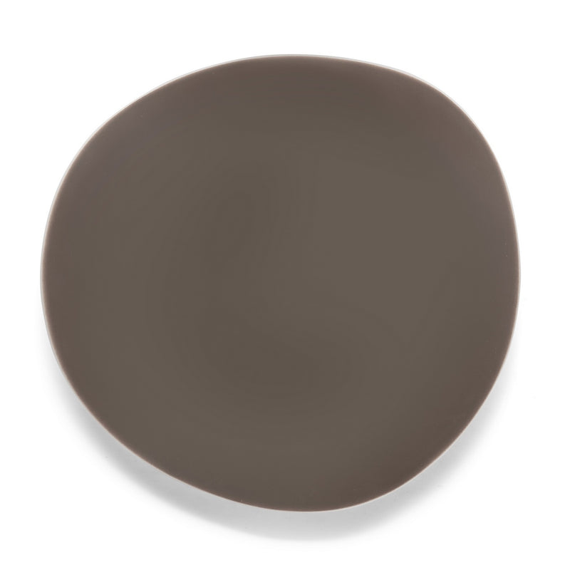 Sven Taupe Foncé - Service 18 Pièces - Porcelaine - Taupe