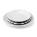 Hermine - Servicio de 18 piezas - Porcelana - Blanco