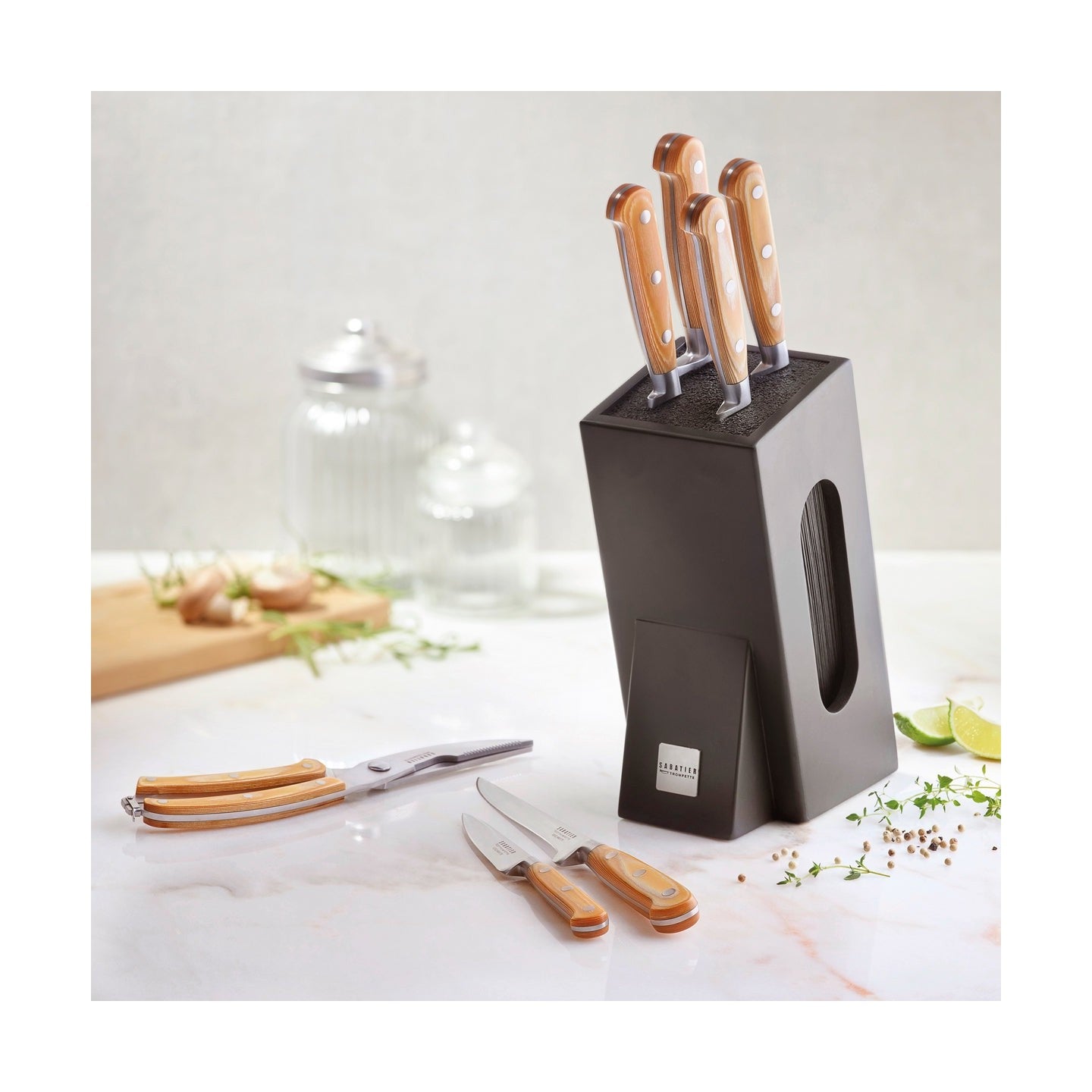 Essentiel - Bloc Spaghetti 5 Pièces - Bois Noir