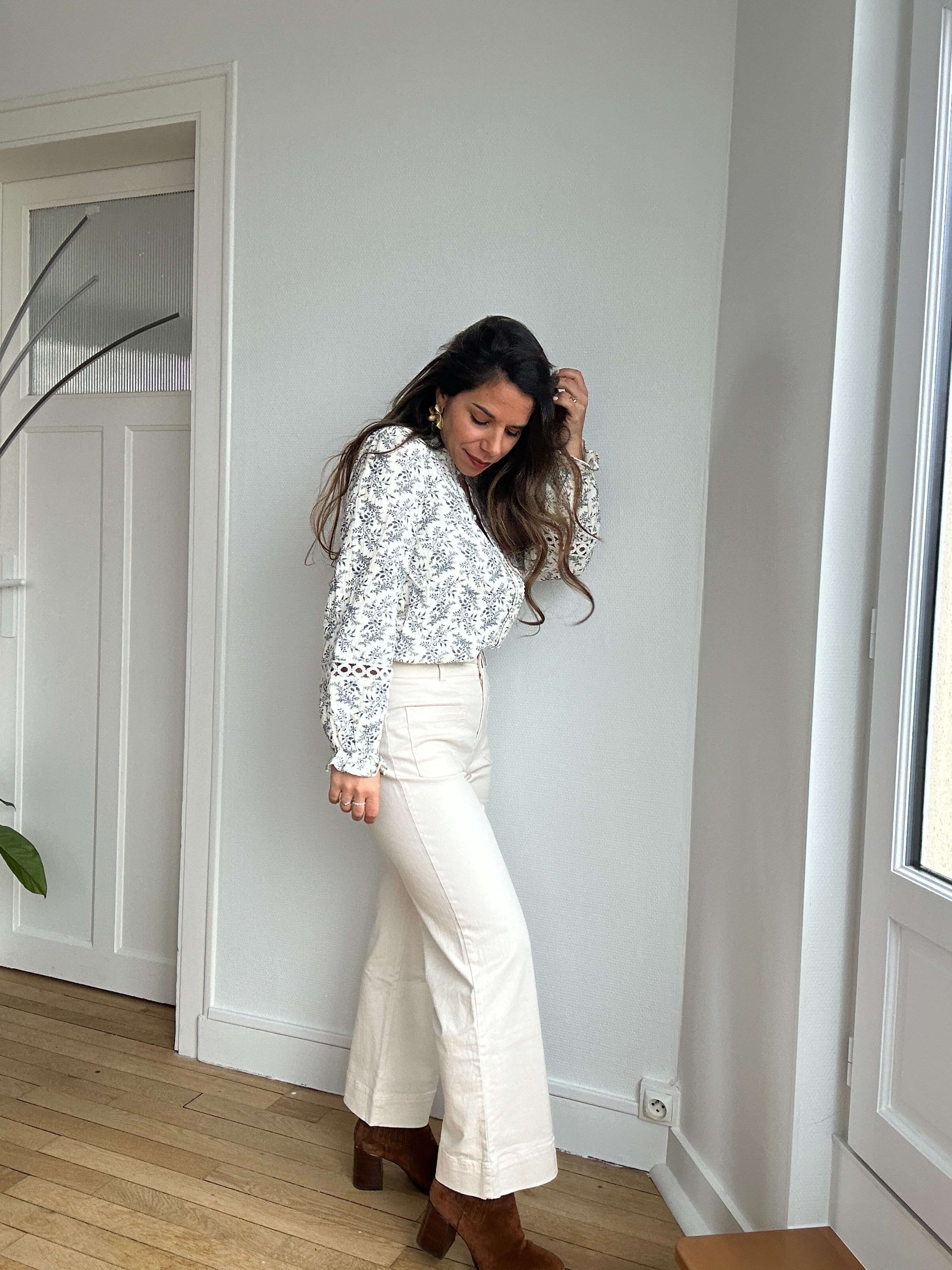 Blusa Emma de flores