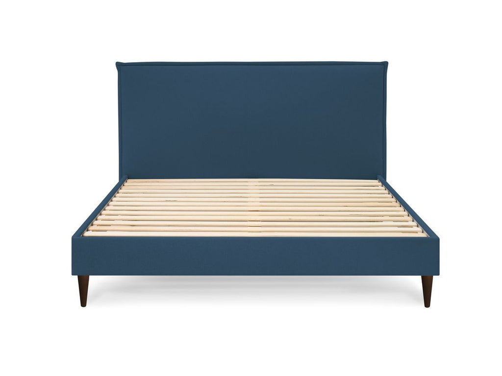 Sary - Bed with Solid Slats - Wenge Wood Legs