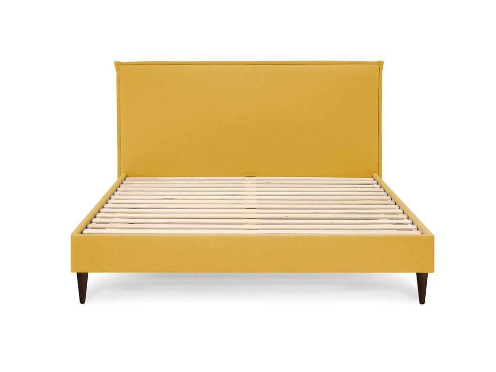 Sary - Bed with Solid Slats - Wenge Wood Legs