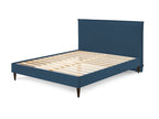 Sary - Bed with Solid Slats - Wenge Wood Legs