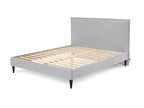 Sary - Bed with Solid Slats - Wenge Wood Legs