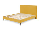 Sary - Bed with Solid Slats - Wenge Wood Legs