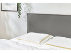 Sary - Bed with Solid Slats - Wenge Wood Legs
