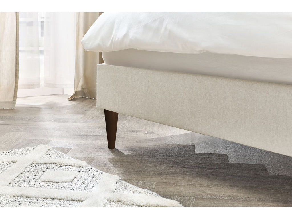 Sary - Bed with Solid Slats - Wenge Wood Legs
