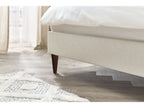 Sary - Bed with Solid Slats - Wenge Wood Legs